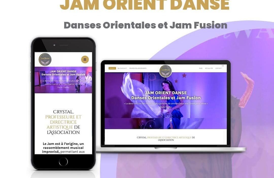 MS France Concept présente : Un nouveau site web pour JAM ORIENT DANSE avec Crystal à Dax