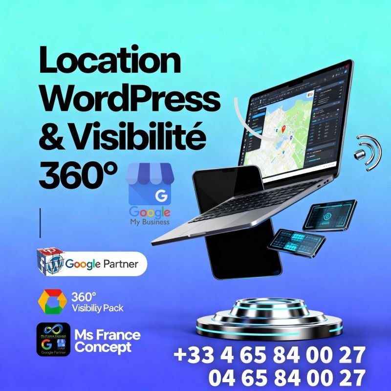 🏆 𝐁𝐨𝐨𝐬𝐭𝐞𝐳 𝐯𝐨𝐭𝐫𝐞 𝐯𝐢𝐬𝐢𝐛𝐢𝐥𝐢𝐭𝐞́ 𝐥𝐨𝐜𝐚𝐥𝐞 𝐞𝐧 𝐭𝐨𝐮𝐭𝐞 𝐬𝐢𝐦𝐩𝐥𝐢𝐜𝐢𝐭𝐞́ ! 🎯 Location de site WordPress clés en main + Pack Visibilité 360° spécial Google à partir de 60,00 € TTC